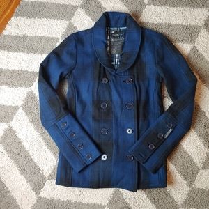 DC Double Breasted Wool Blend PeaCoat